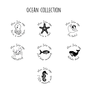 Ocean stamp collection