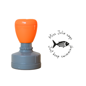 Teacher Stamps - Just Keep Swimming!