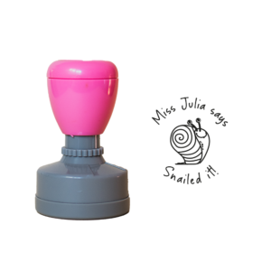 teacher stamp snail