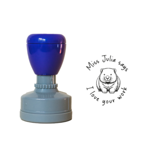 teacher stamp wombat