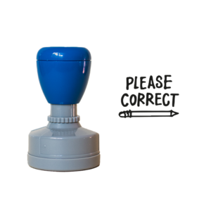 teach stamp - correct please